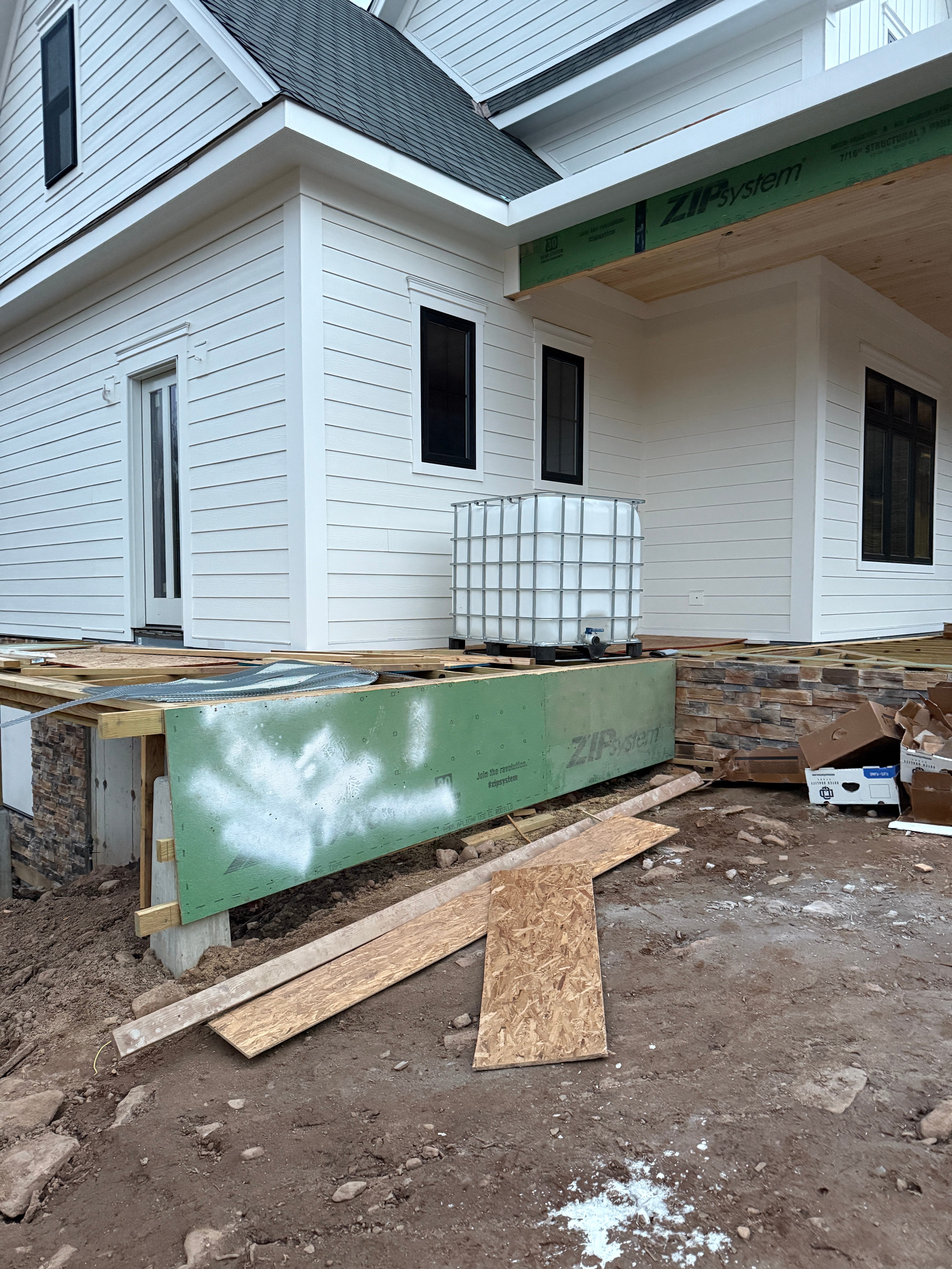 Foundation Protection - ZIP Sheathing and Deck Frame Construction