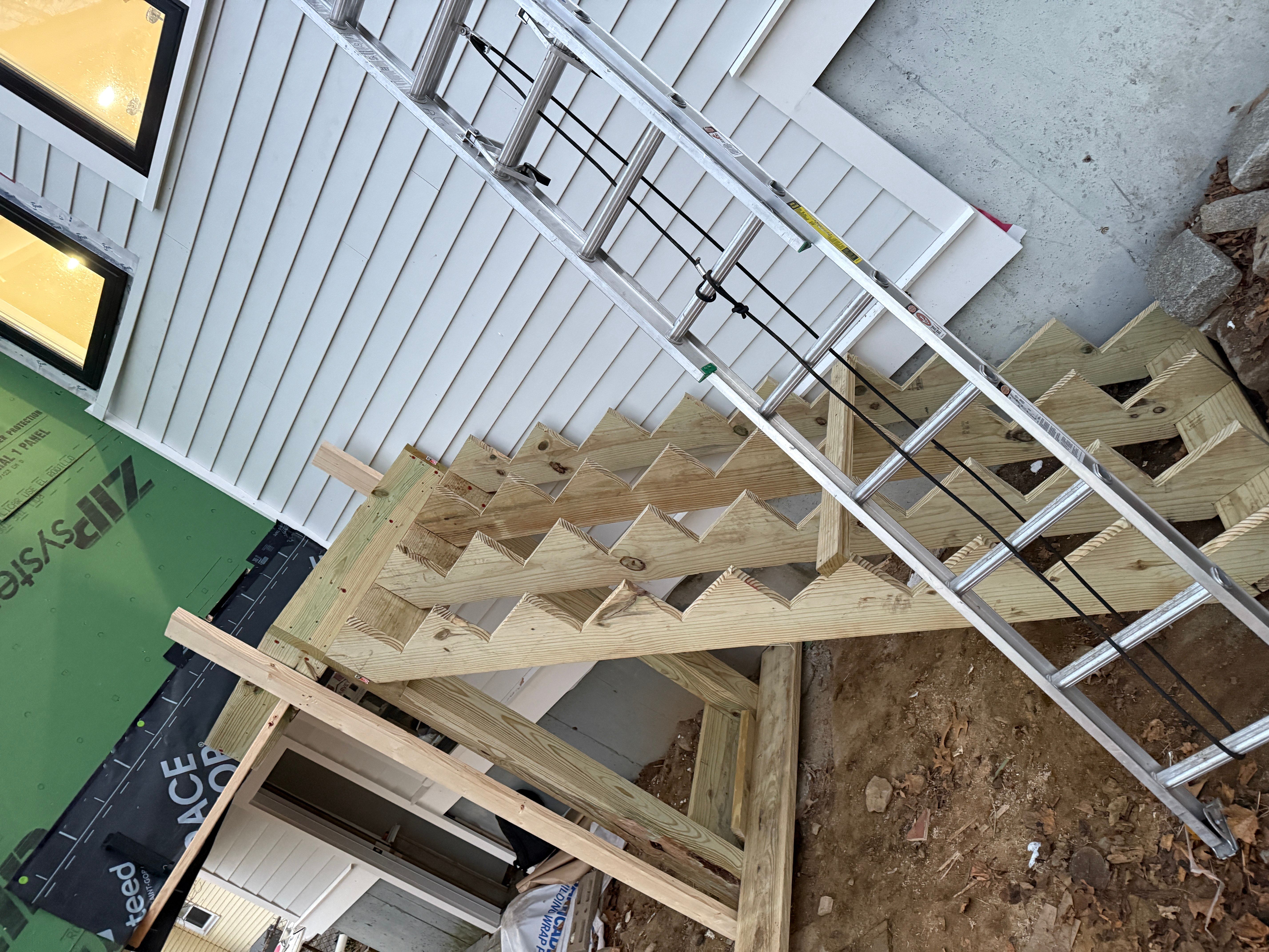 Precision Stair Stringers - Professional Deck Framing